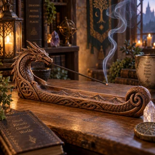Wyrmwood Incense Holder