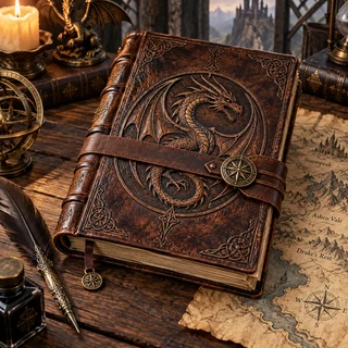 Dragonrider Leather Journal