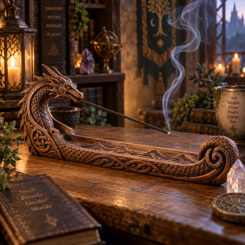Wyrmwood Incense Holder