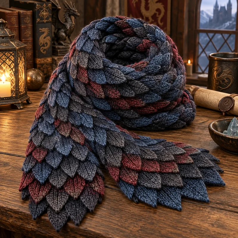 Scalemail Knit Scarf