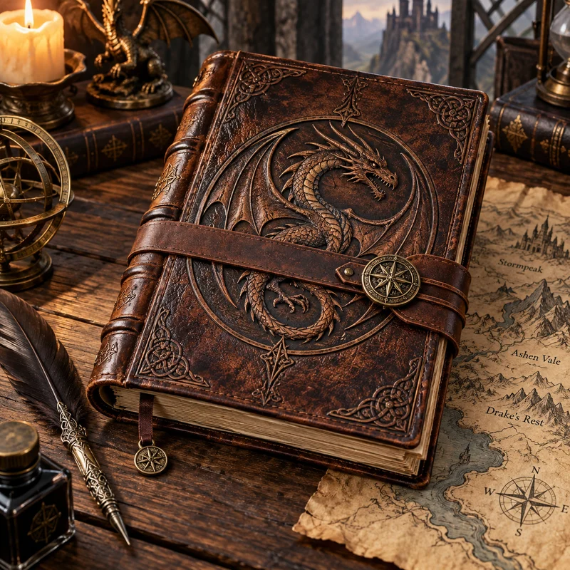 Dragonrider Leather Journal