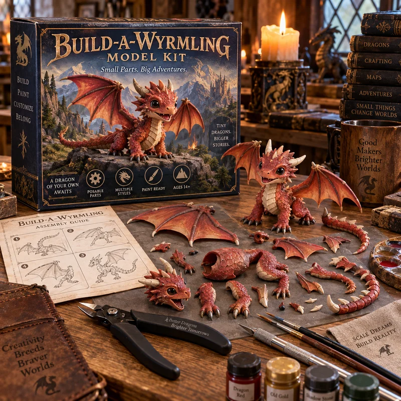 Build-a-Wyrmling Model Kit